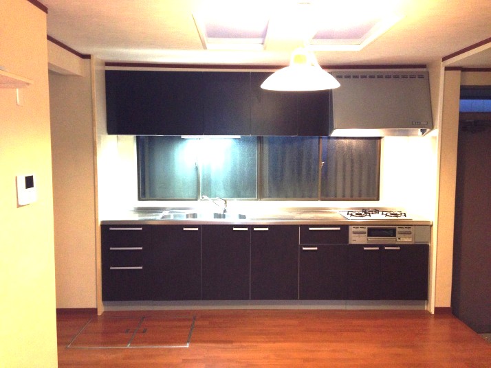 完成後キッチン