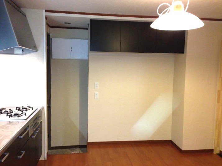 完成後キッチン