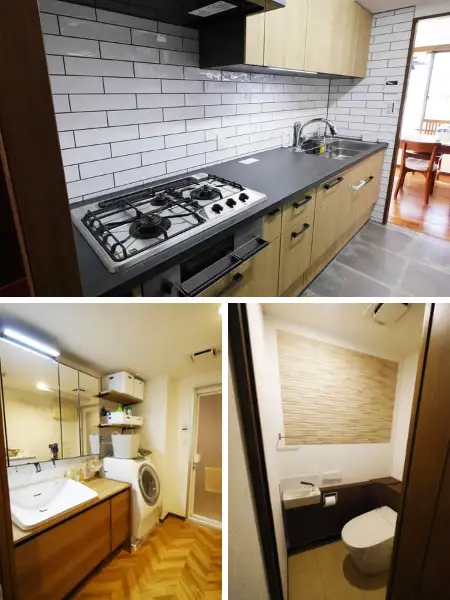 名古屋市中村区 H様邸 水廻り4点セット交換