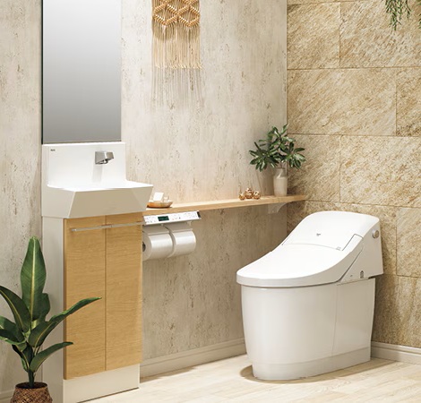 タンクレストイレの施工イメージ