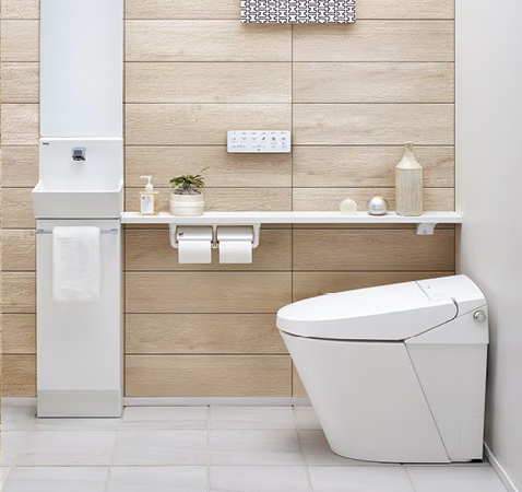 タンクレスの施工イメージ