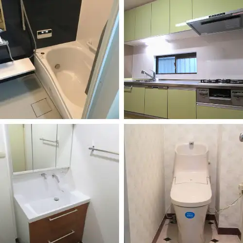 浴室・洗面・給湯器3点セット